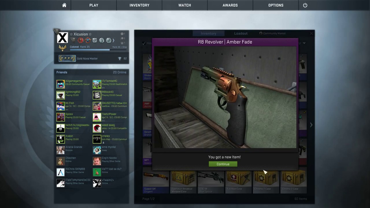 R8 Revolver | Amber Fade - Trade up