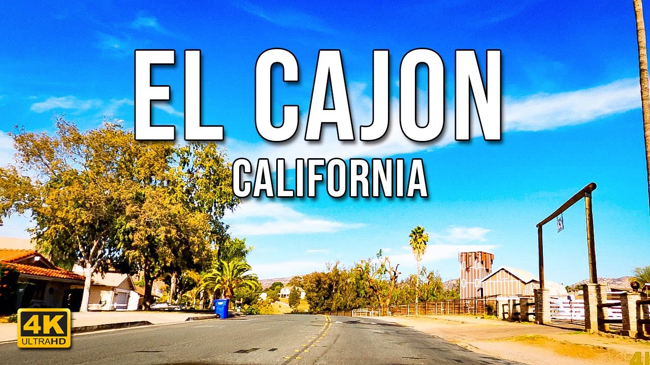 Driving Around El Cajon Neighborhoods [4K] | San Diego | California