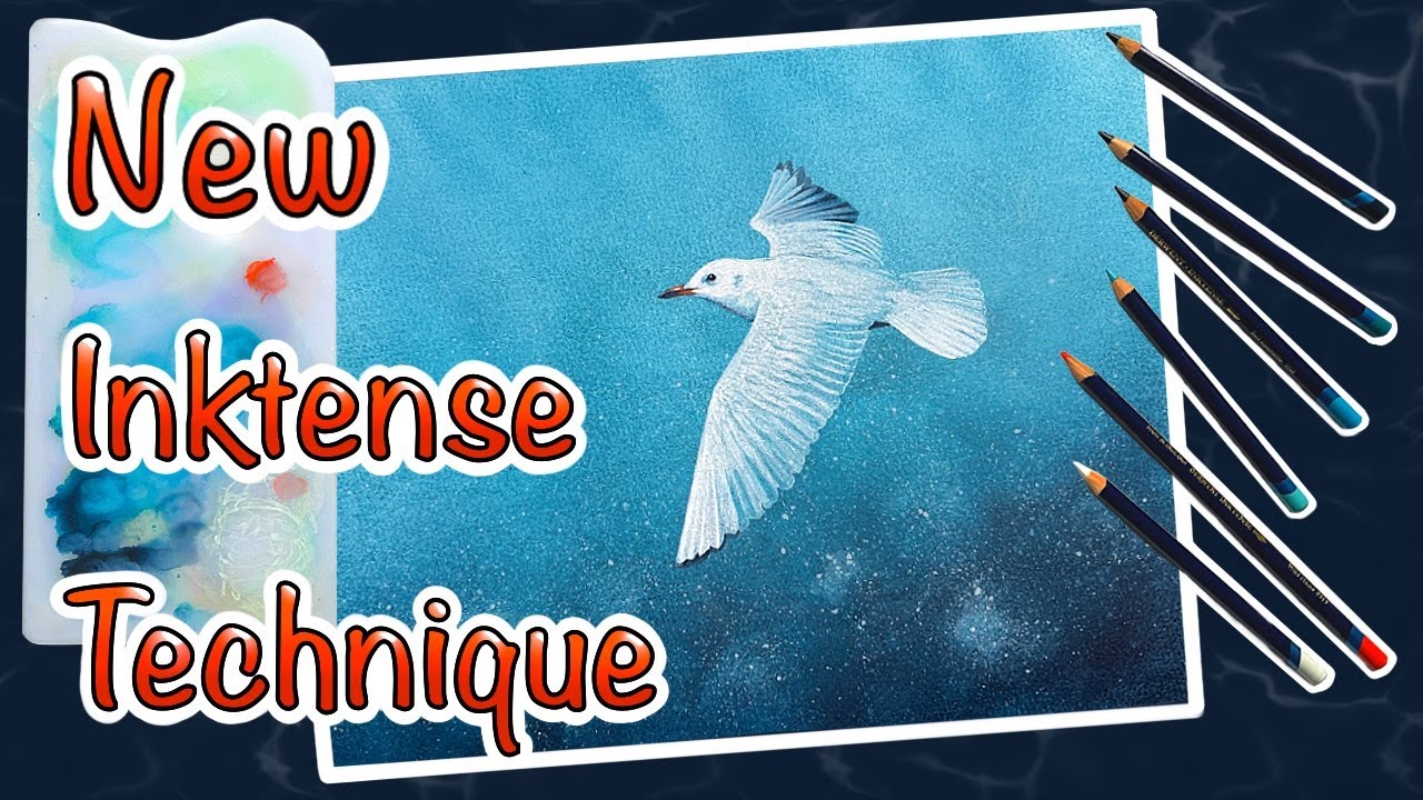 QUICK & EASY PAINTING WITH DERWENT INKTENSE PENCILS.