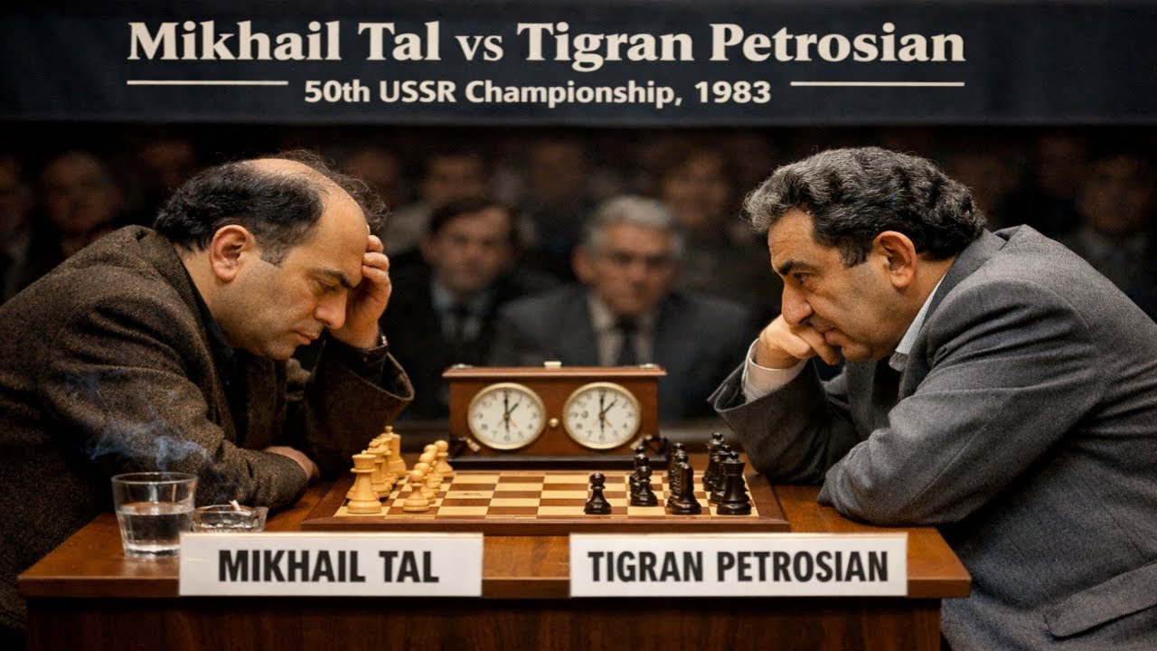 Mikhail Tal vs Tigran Petrosian - 50th USSR Championship, 1983