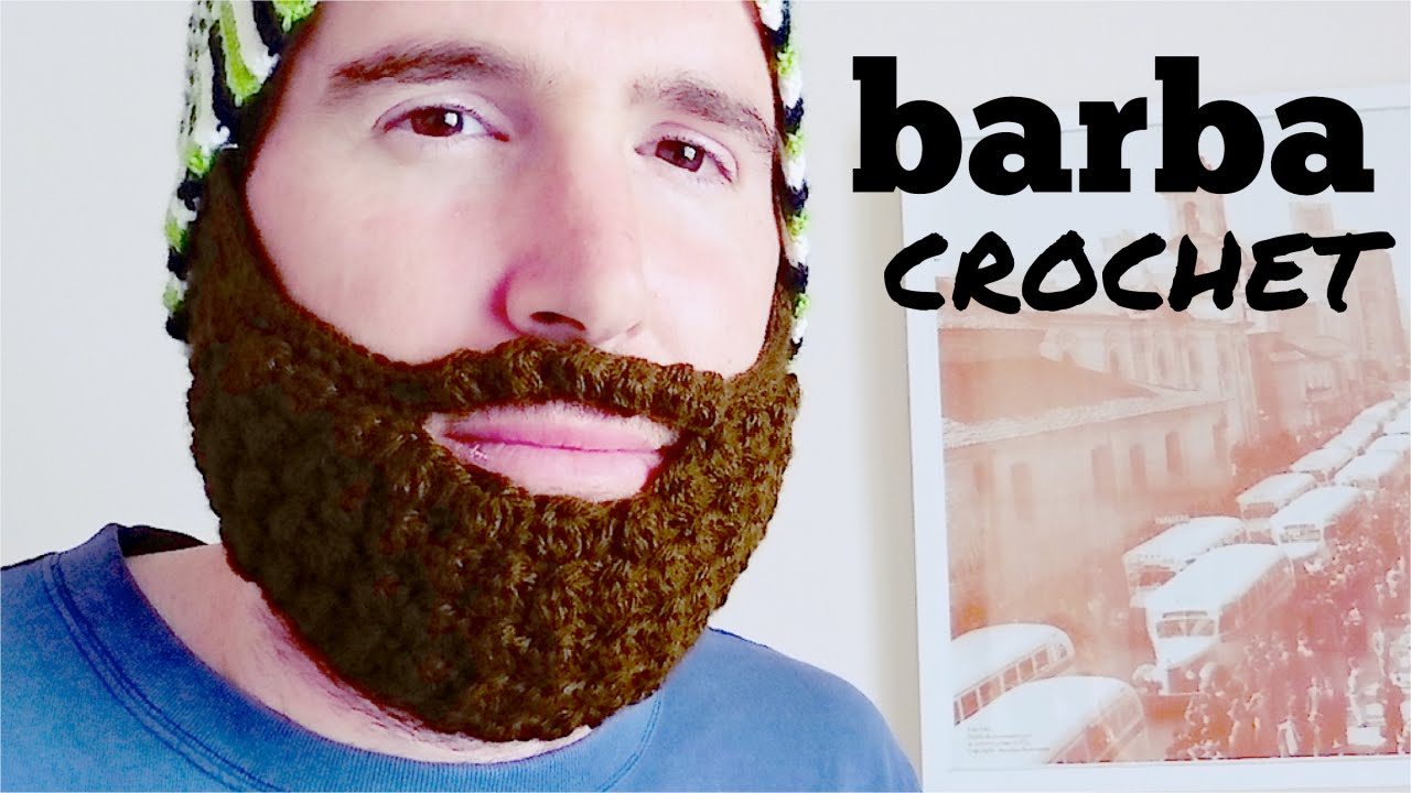 BARBA a crochet (ganchillo) paso a paso
