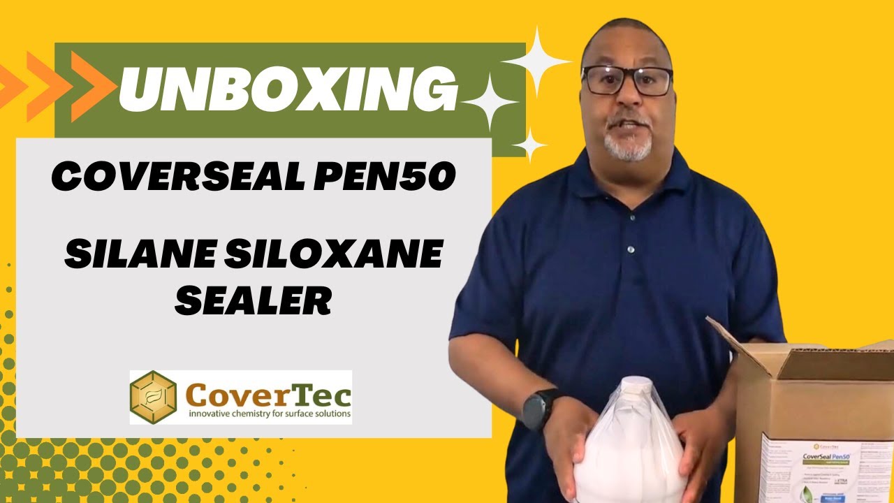 CoverSeal Pen50 Silane Siloxane Sealer Mold and Mildew Resistant Coating - 1 Gallon Kit - UNBOXING