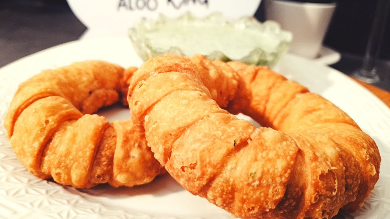 Aloo Samosa Rings | Crispy Potato Ring Samosa | Potato Stuffed Ring Samosa