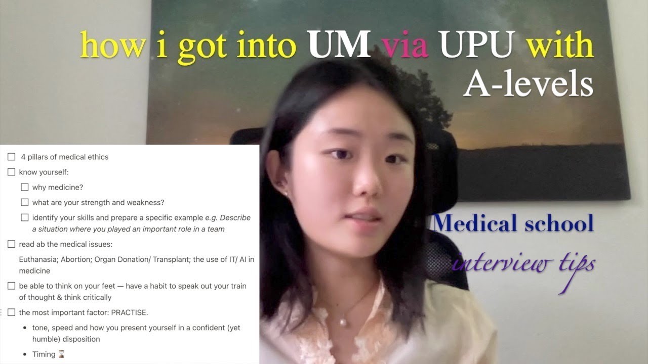 Medical school Interview Guide 📖 (University of Malaya & UK edition.) pt A