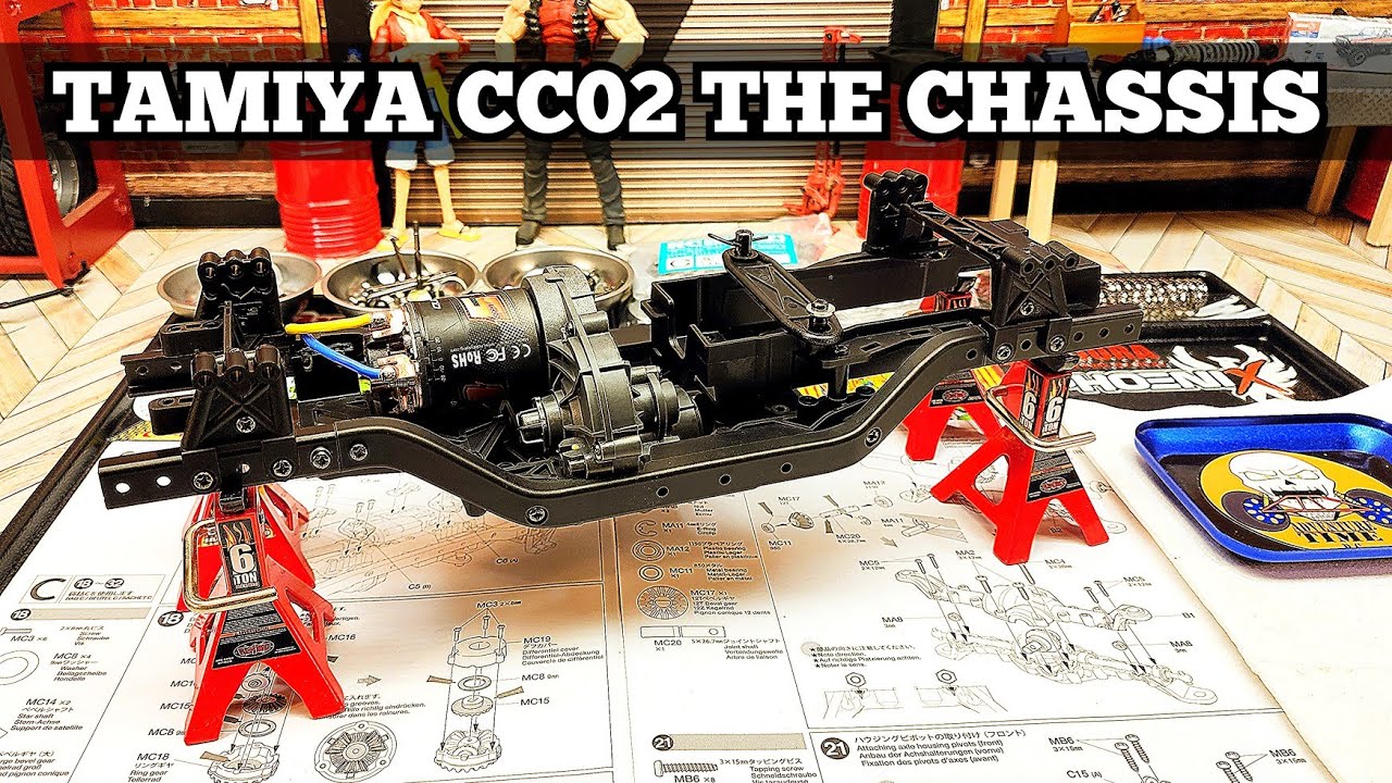 Tamiya CC-02 Toyota Land Cruiser 40 Build PT-2 The Chassis