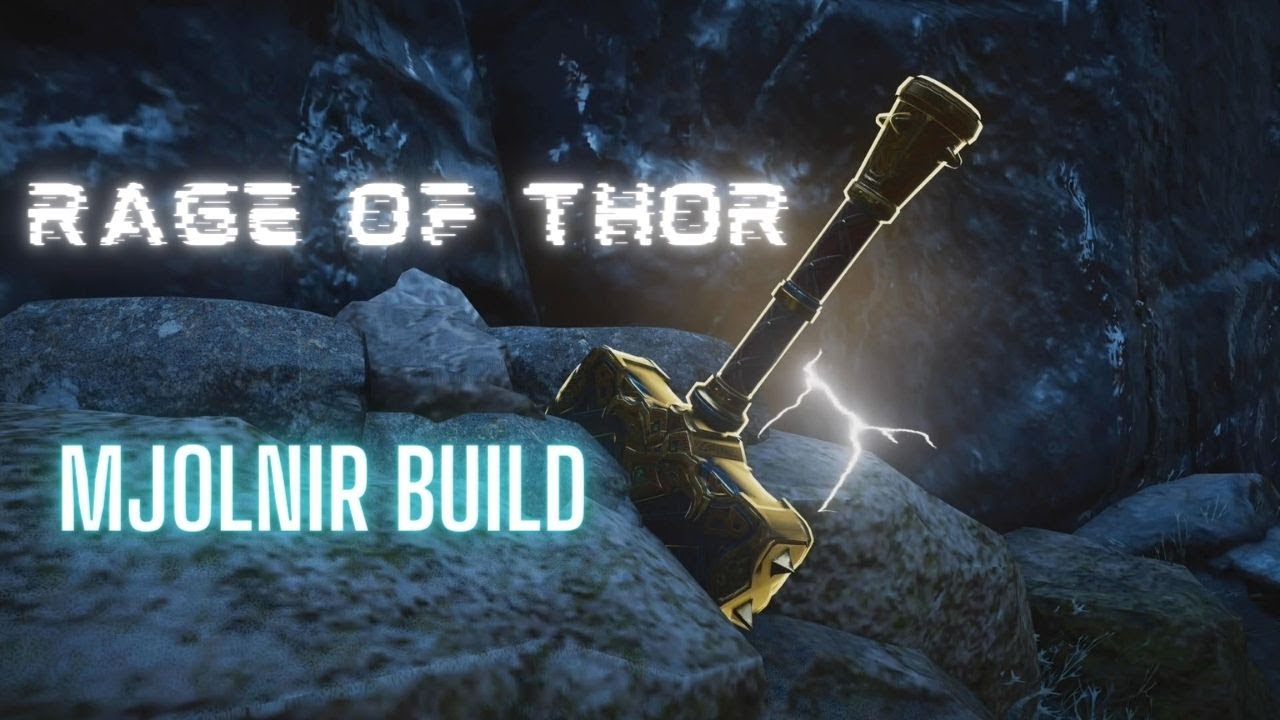 RAGE OF THOR | MJOLNIR + THOR ARMOR LIGHTNING BUILD | AC VALHALLA