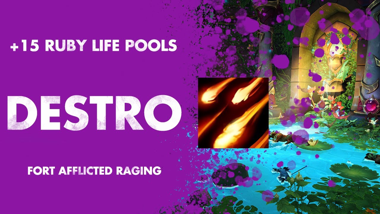+15 Ruby Life Pools | Destro Warlock | Dragonflight Season 4