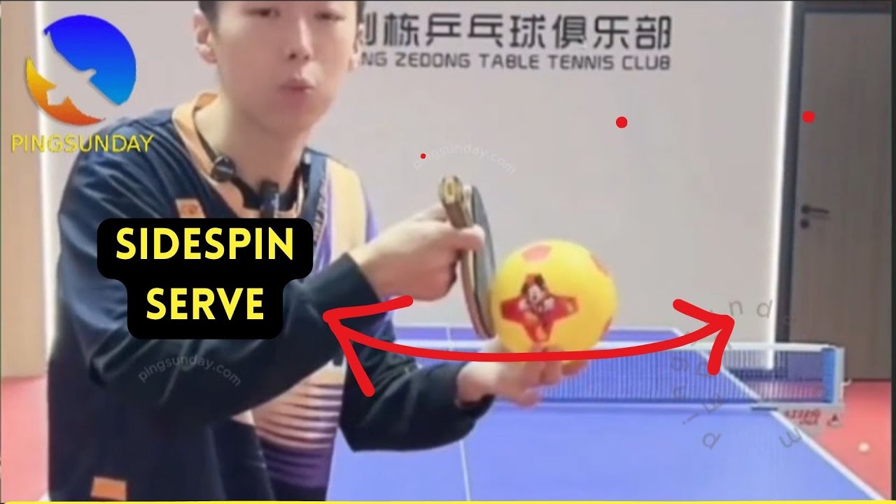 “How to Return Sidespin, Hook, and Backspin Serves in Table Tennis”