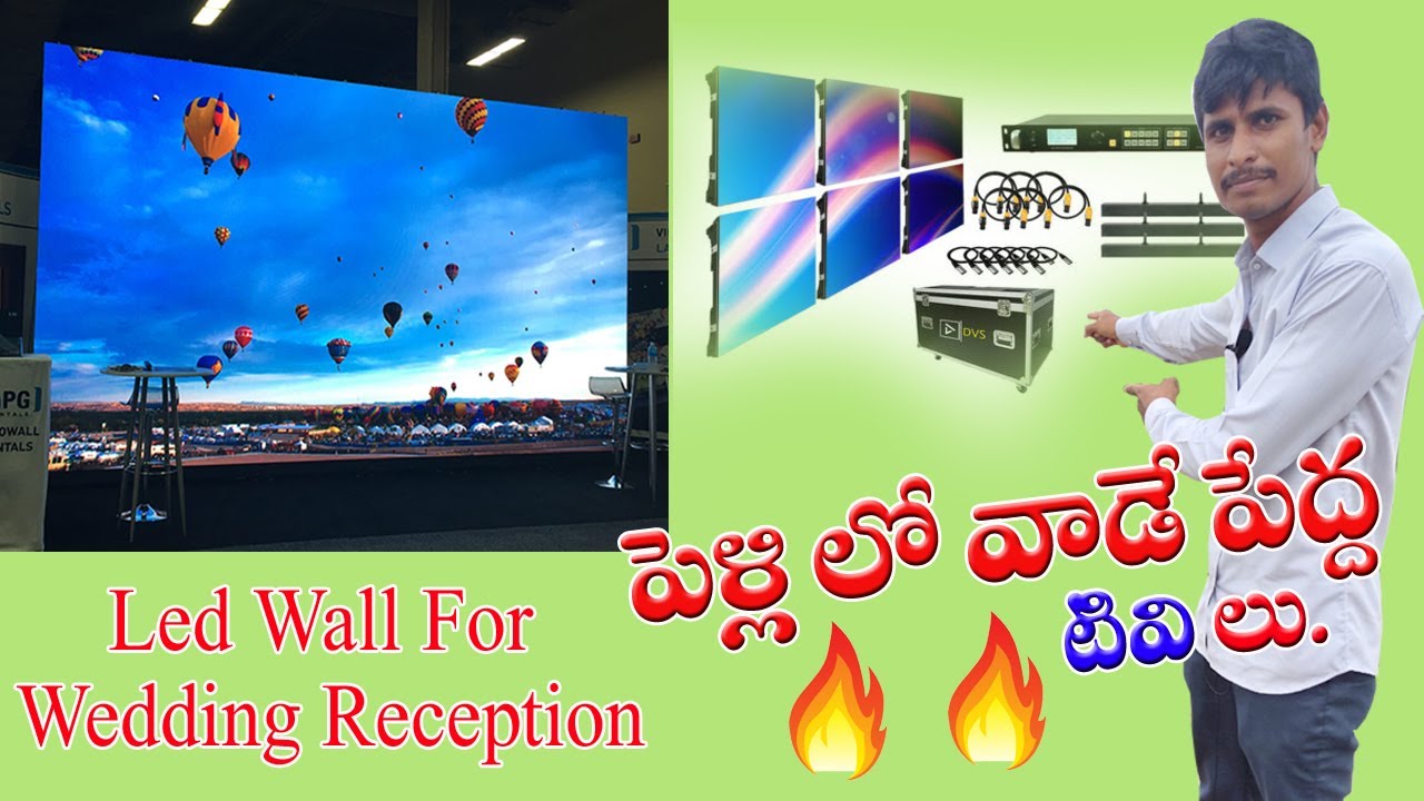 LED Video screen Wall Panel II  led wall display led wall for wedding reception II #Mr.Andhrahacker