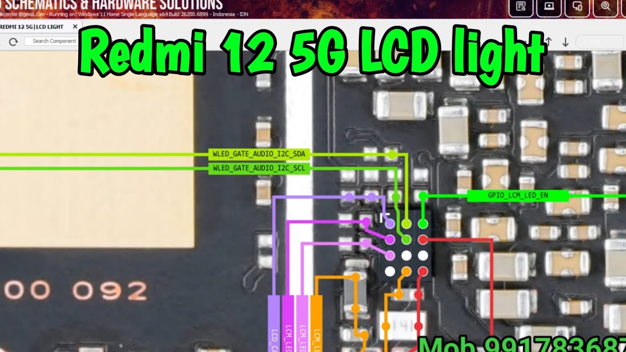 💡 Redmi 12 5G LCD Light IC Solution | Display Light Not Working Fix 100% | LCD Light IC Explained