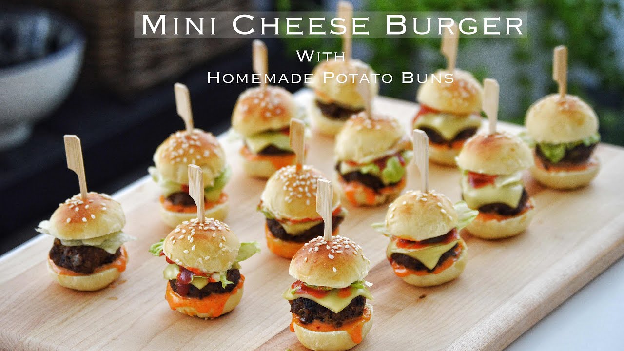 Ramadan Recipe 1: Mini Cheeseburger with Homemade Mini Potato Buns