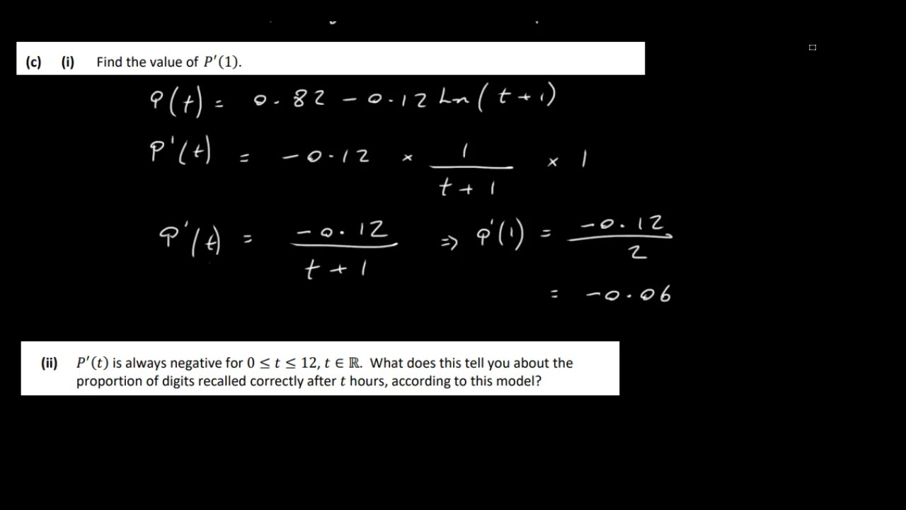 2022 HL Maths paper 1 LC Q 10