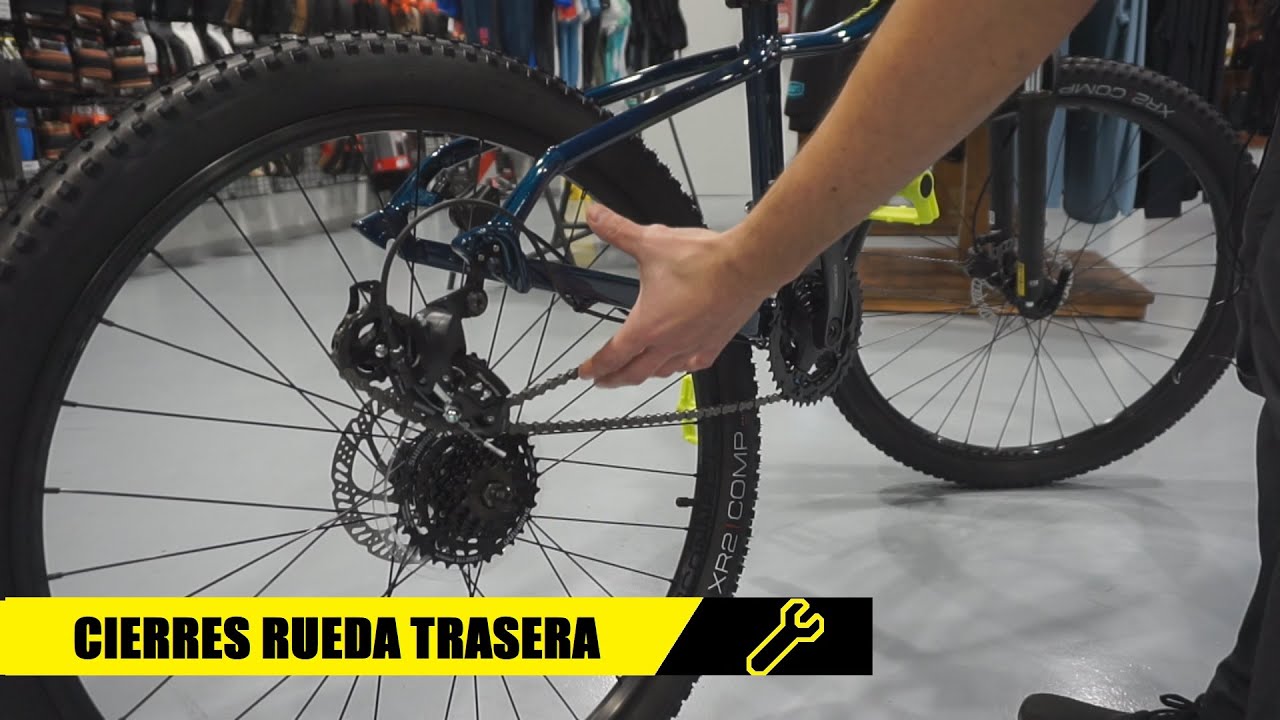 C&Oacute;MO QUITAR Y PONER LA RUEDA TRASERA - TIPOS DE EJES