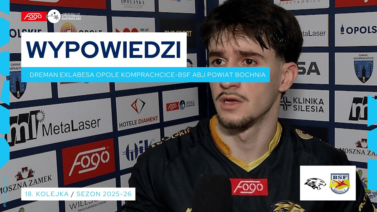 Dreman Exlabesa Opole Komprachcice - BSF ABJ Powiat Bochnia 3:3 WYPOWIEDZI 18. kolejka