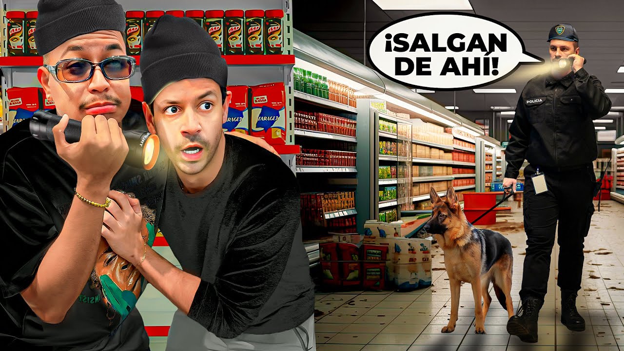 Pasamos La Noche Escondidos En Un Supermercado!!