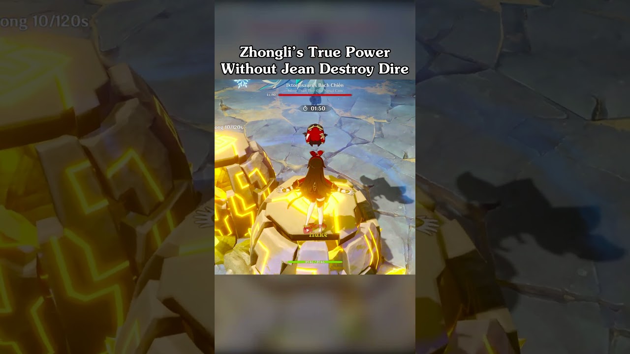 Zhongli's True Power Without Jean Destroy Dire Stygian Onslaught 6.2 Again