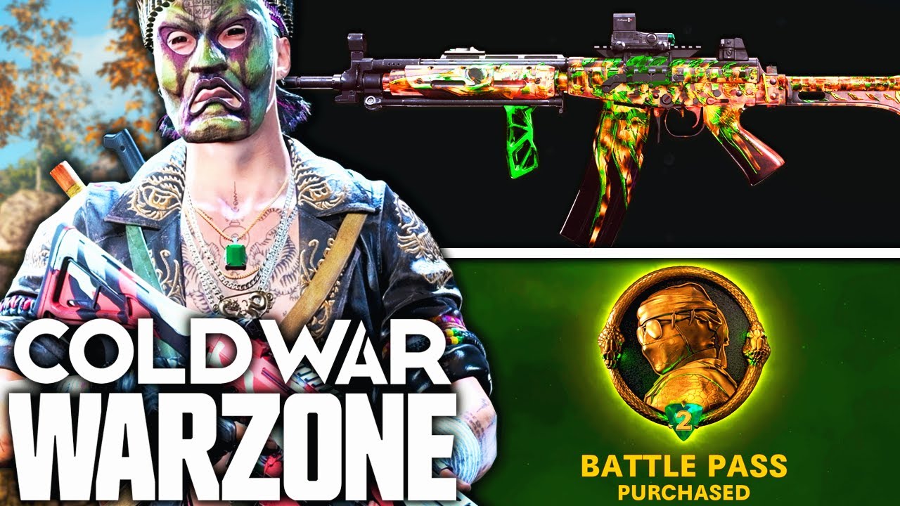 Call Of Duty WARZONE: The FULL SEASON 2 BATTLE PASS! (Cold War Season 2)