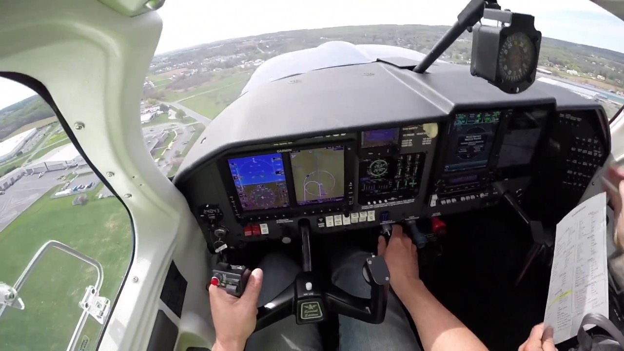 Mooney M20J 205 SE two takeoffs & landings