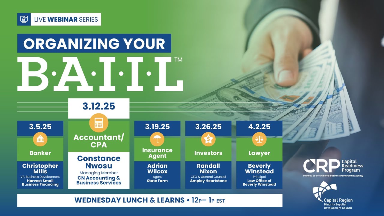 CRP Organizing Your B.A.I.I.L. Webinar - Accountant