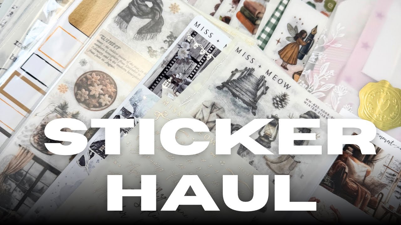 Sticker Haul | Black Friday Sales, Snail Mail Clubs and Others