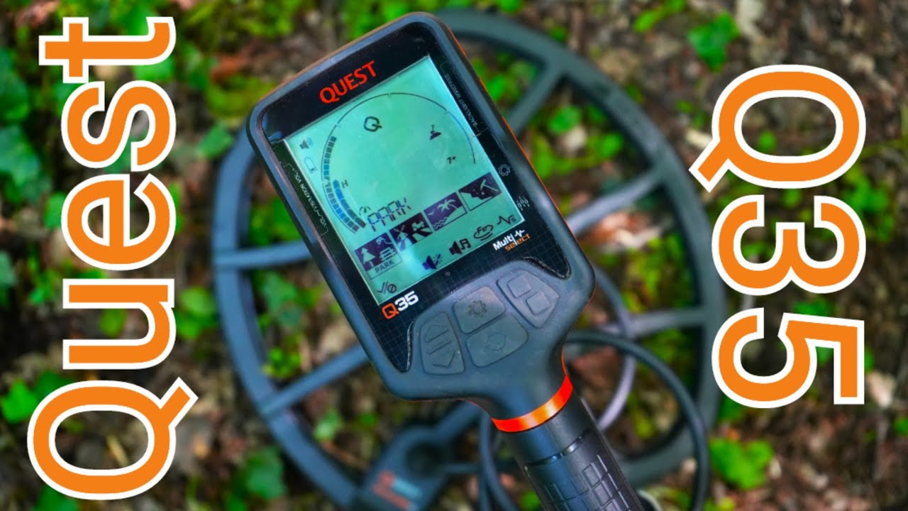 De nieuwe Quest Q35 metaaldetector