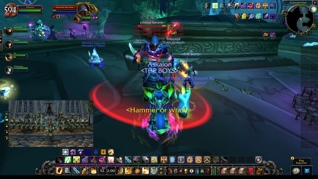 Mana Tombs - Paladin Tank PoV (TBC Beta)