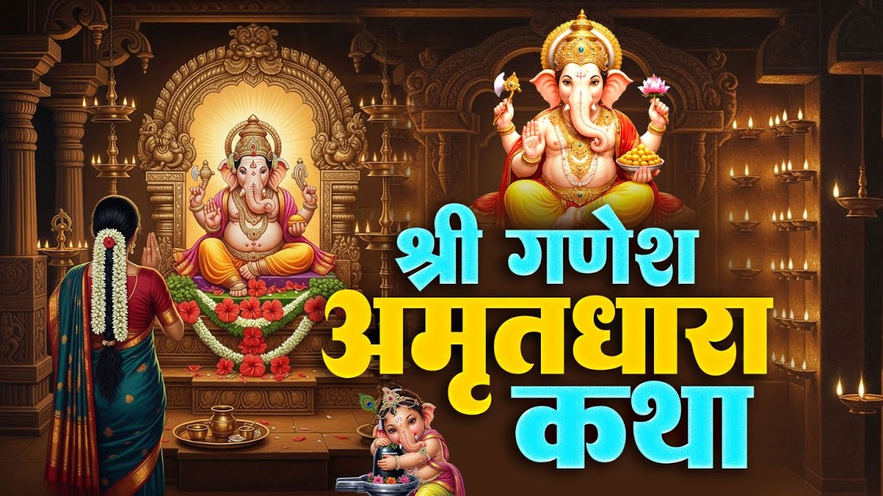 Ganesh Katha : श्री गणेश अमृतधारा कथा | Ganesh Ji Ki Kahani | गणेश आरती | Ganesh Ji Ki Katha 2026