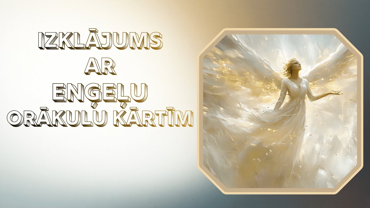 Izklājums ar ENĢEĻU ORĀKULA kārtīm