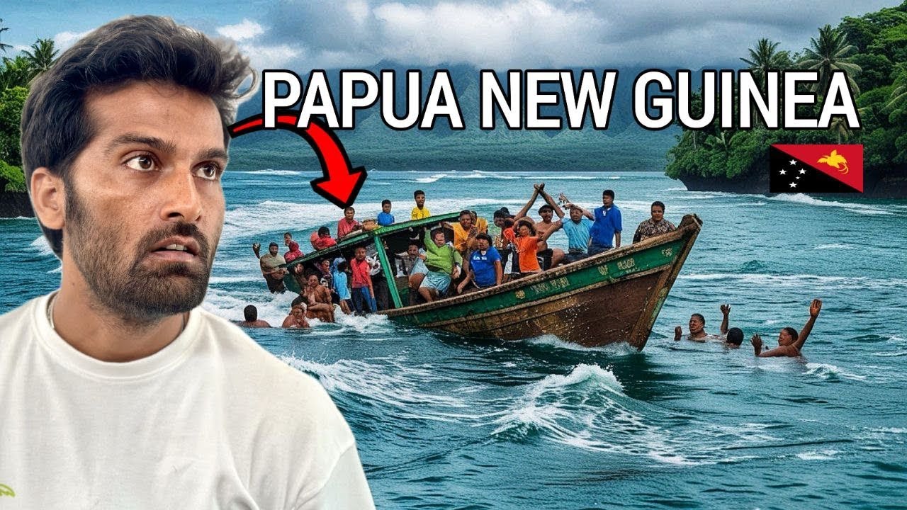 Surviving A Sinking Boat In Papua New Guinea , Vanimo To Aitape Boat