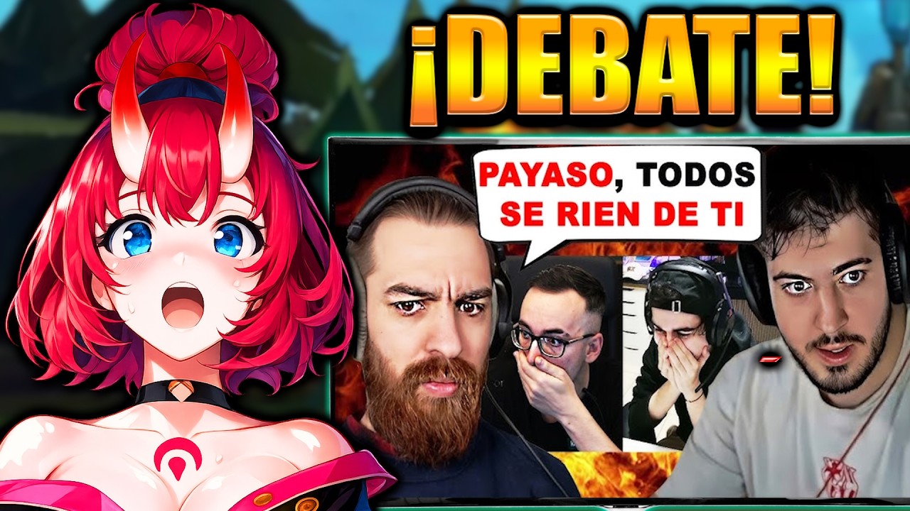 ElMilloR vs POCHIPOOM: Pochi DEBATE DESDE EL BAÑO XD