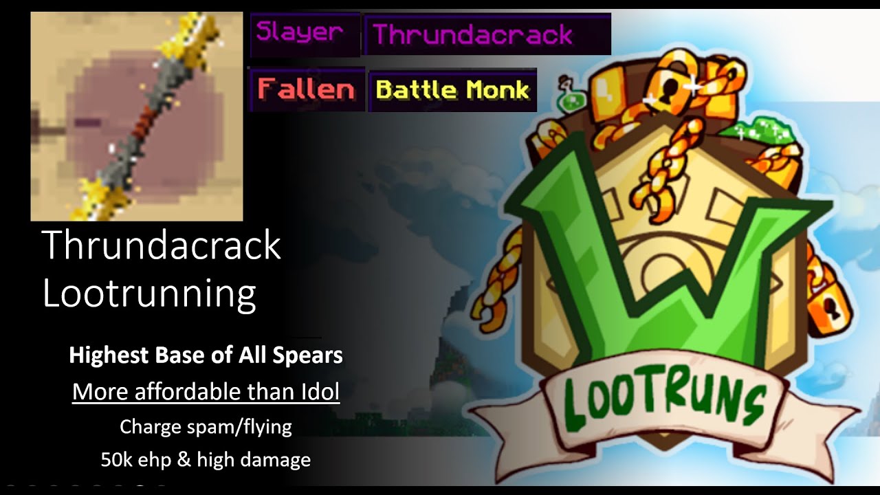 Wynncraft - Thrundacrack Lootrun Experience