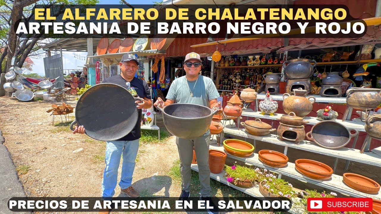 EL ALFARERO DE CHALATENANGO/ precios de artesanía EN EL SALVADOR/ Barro Rojo y Negro🇸🇻😱