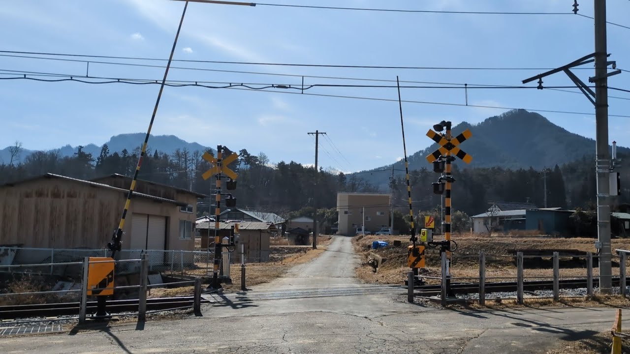 【更新後】上田電鉄別所線　中曽根農道1号踏切