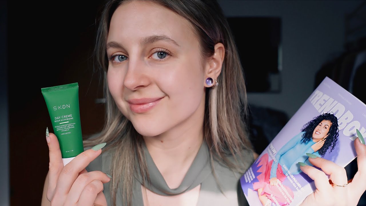 ASMR Deutsch 💜 Trendbox März Unboxing | Soft Flüstern zum Einschlafen