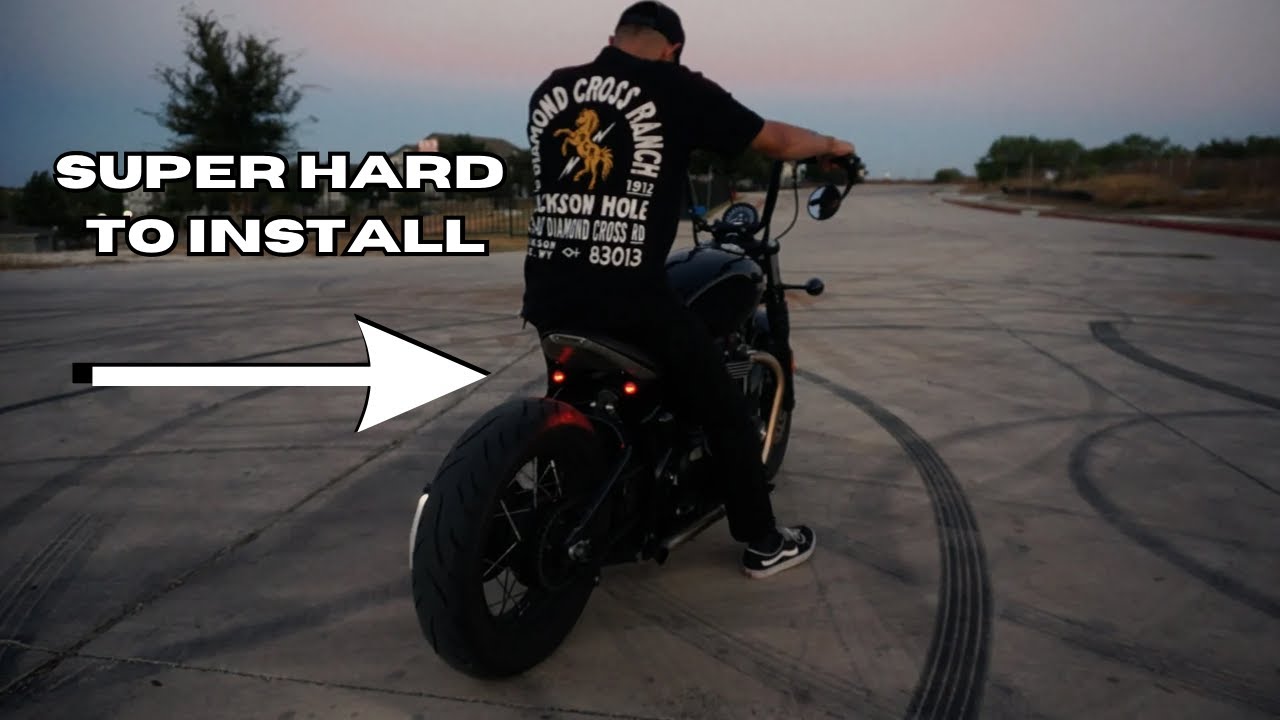 Installing VIBA D30 lights on my Triumph Bobber( I'm not mechanically inclined ) | Vlog