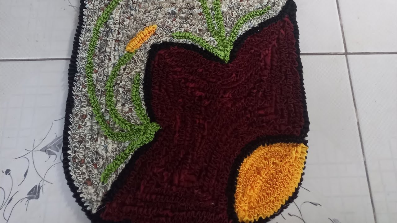 PASSADEIRA DE FRUFRU MODELO DE FLOR LINDO DE FAZER🌼