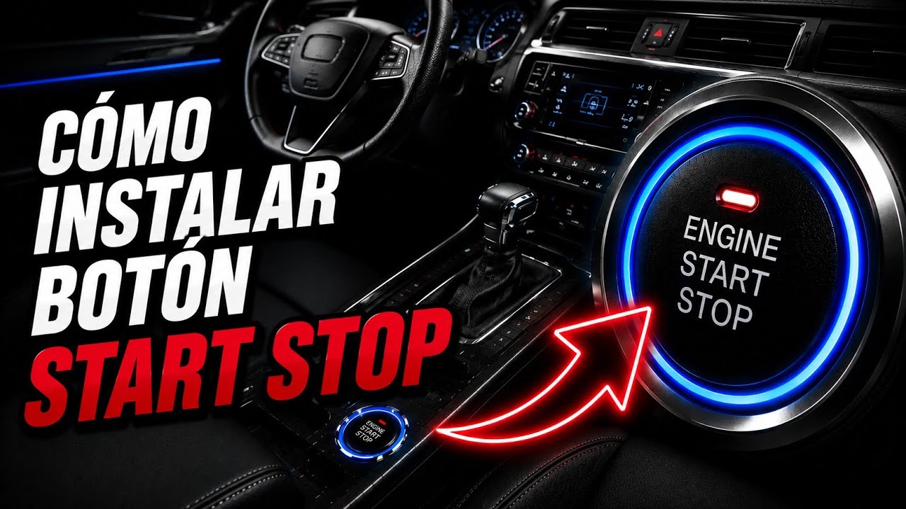 COMO INSTALAR BOTON START STOP