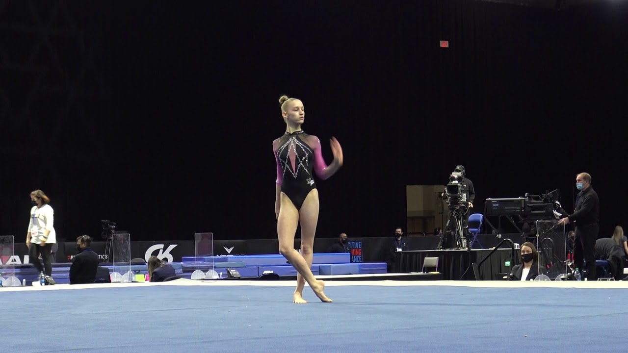 Chloe LaCoursiere &ndash; Floor Exercise &ndash; 2021 Nastia Liukin Cup