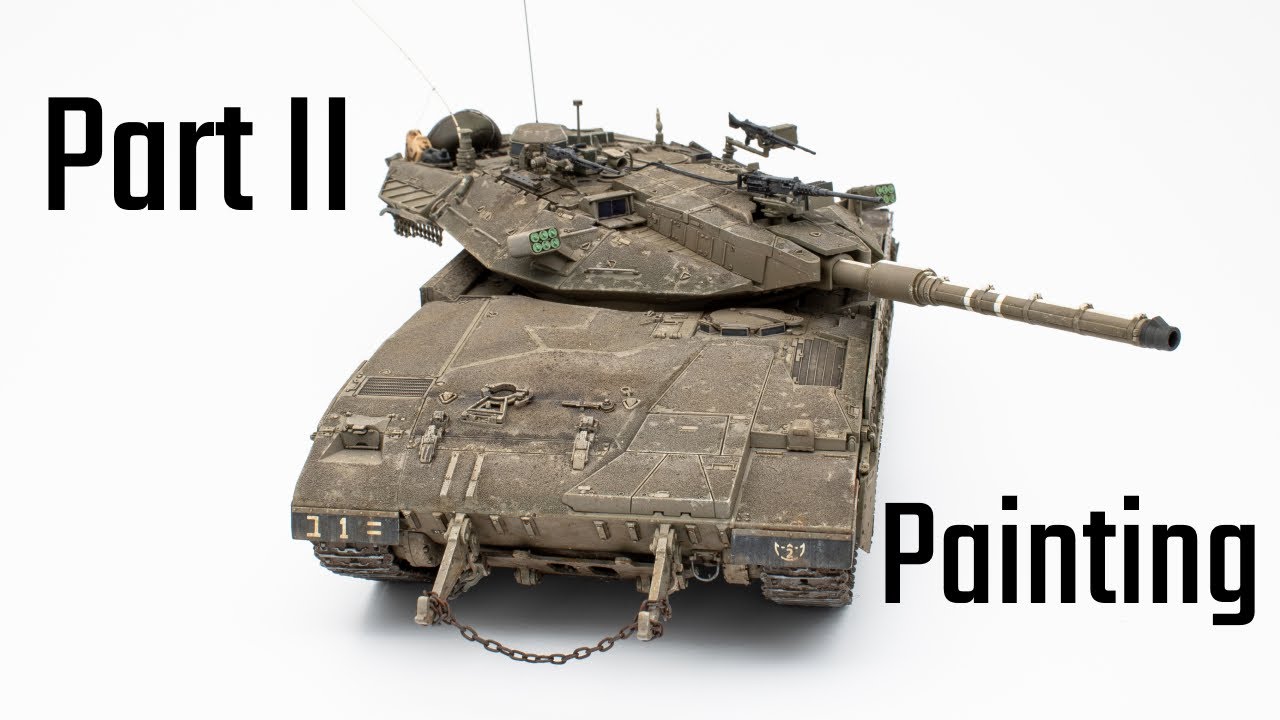 Colors of Chariot. Merkava 2D. Part 2: Painting & Weathering