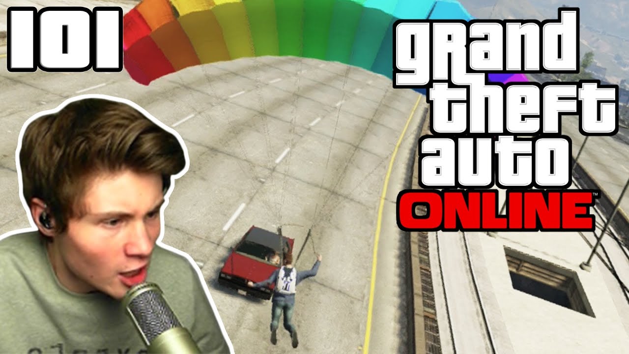 Mit FALLSCHIRM auf AUTO LANDEN | GTA ONLINE #101 | Let's Play GTA Online mit Dner