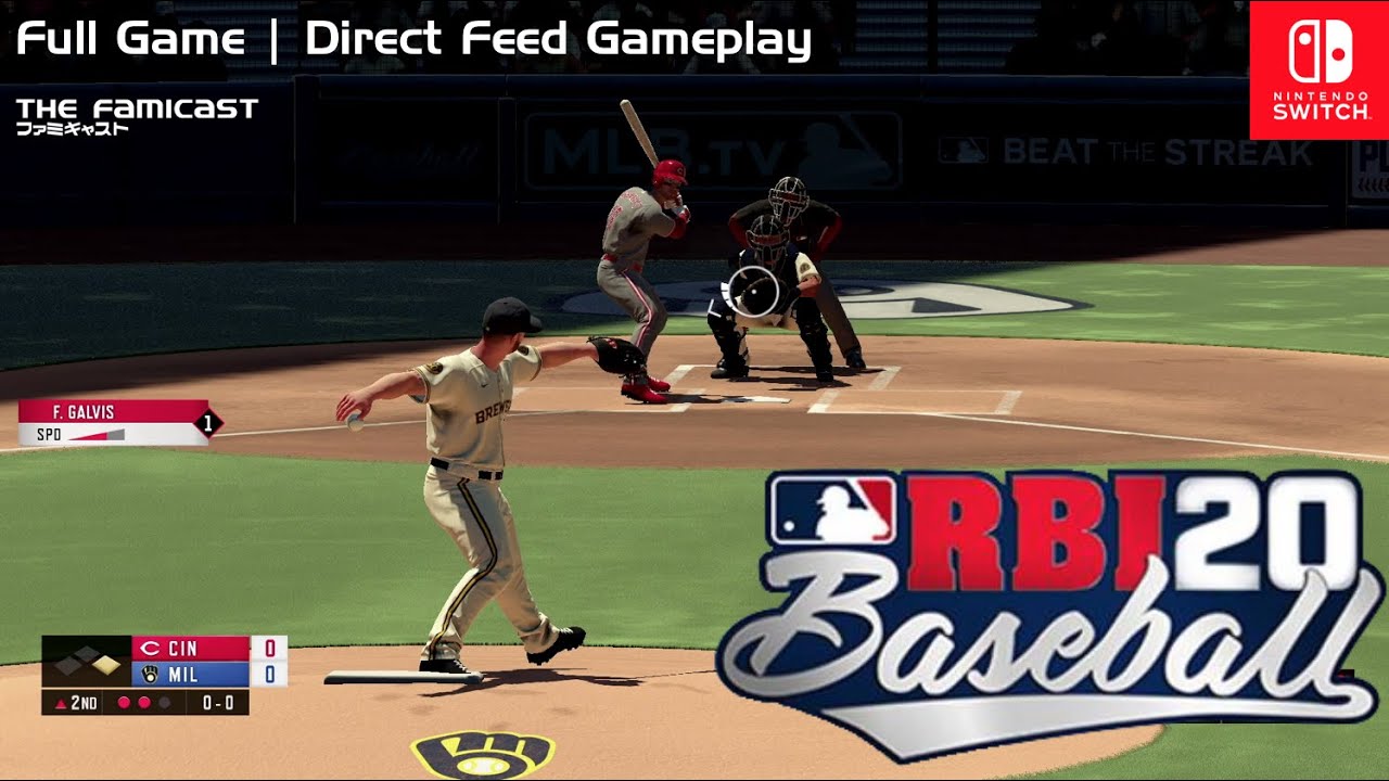 RBI Baseball 20 | Full Game - Direct Feed Gameplay | Switch