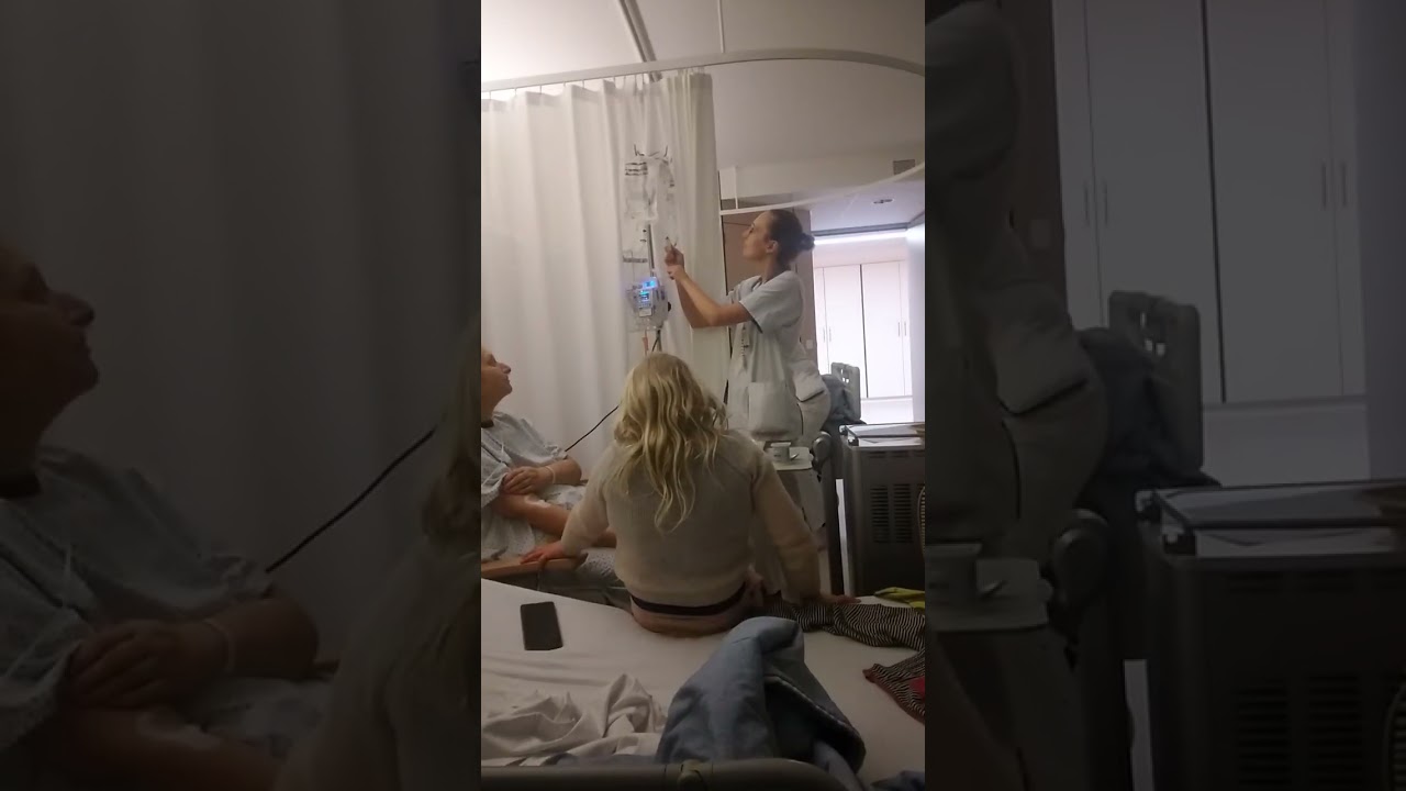 Het heupoperatie  is geslaagd nu kom her herstel  