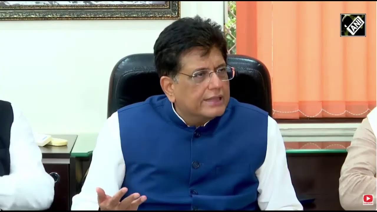 LIVE: Commerce and Industry Minister Piyush Goyal addresses Press conference | Mumbai |India