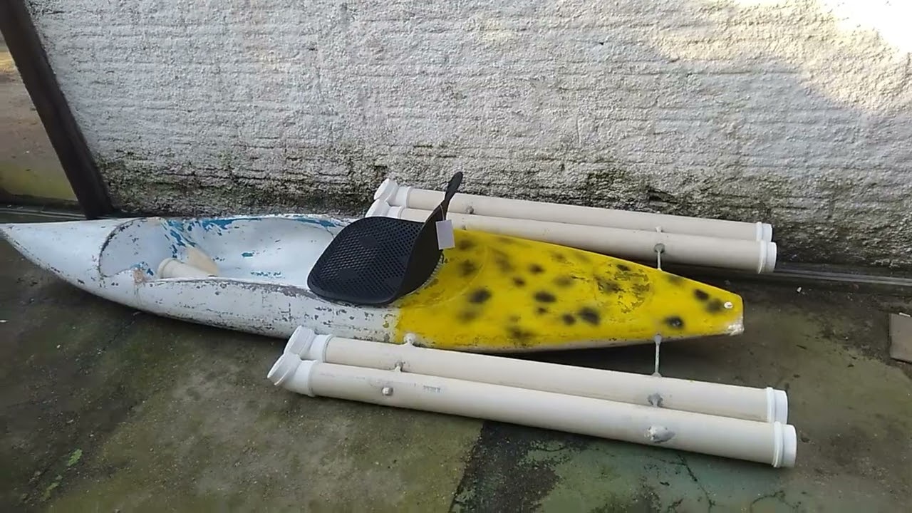 transformação de caiaque mistral pra pesca FlORIPATUBE