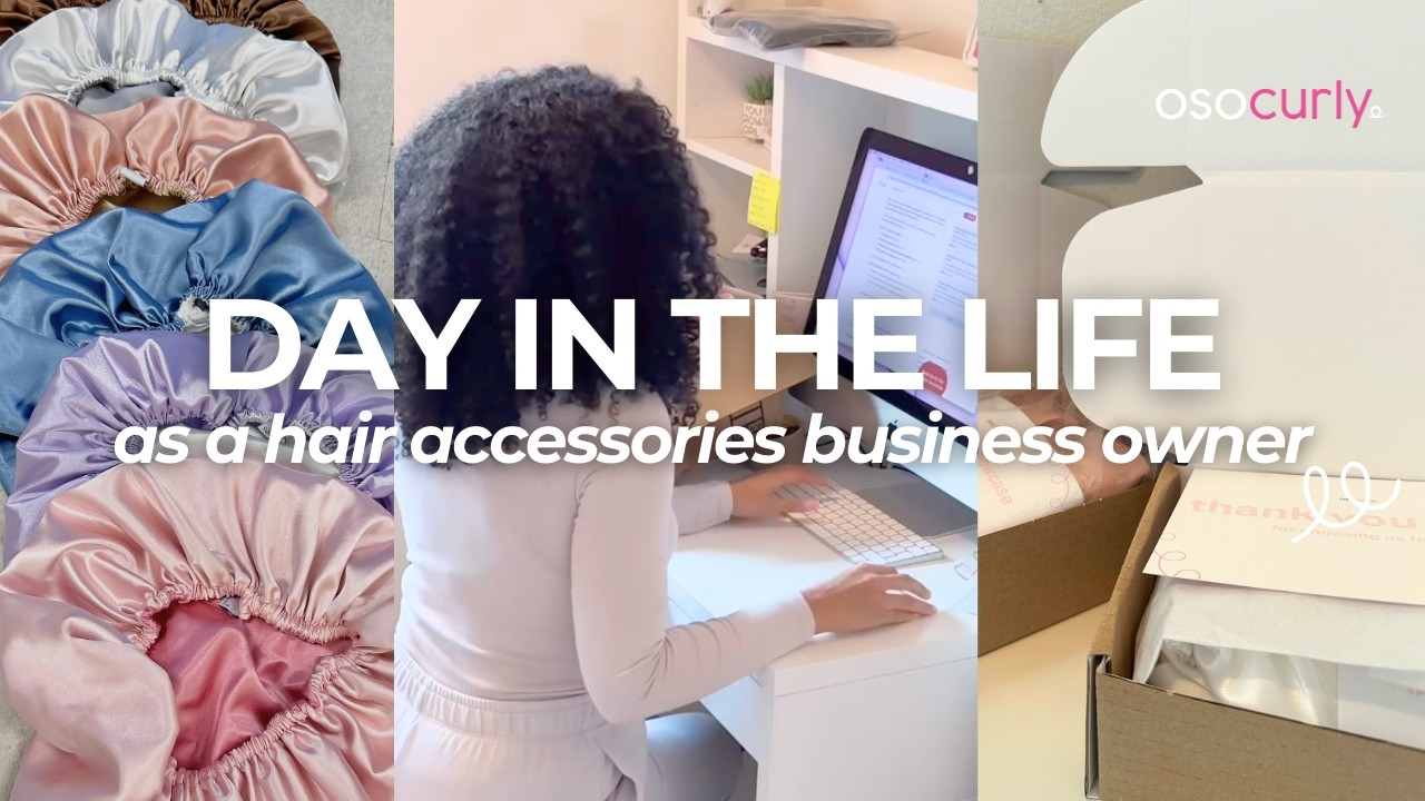 Day in the Life of a Hair Accessories Business Owner | small business vlog ✨