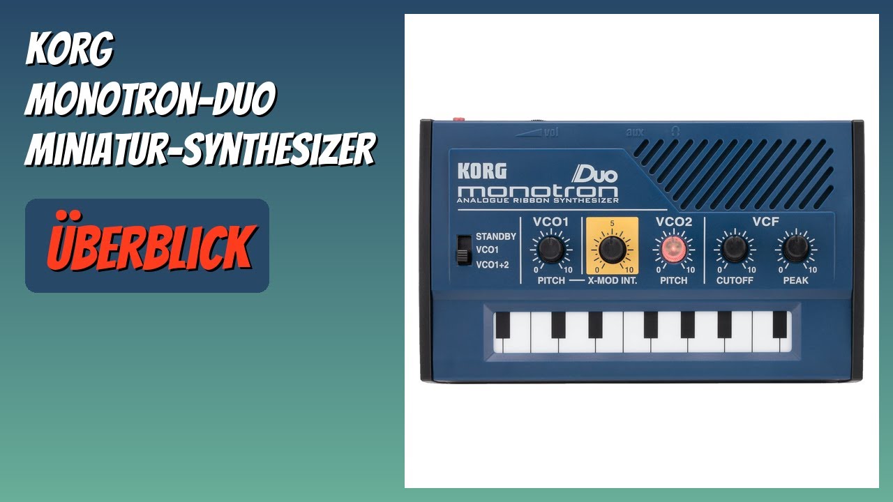 BEWERTUNG (2026): KORG Monotron-Duo Miniatur-Synthesizer. Infos