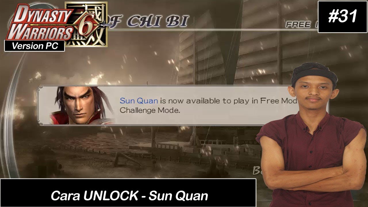 Cara Unlock - Sun Quan | Dynasty Warriors 6 (PC Version) HD