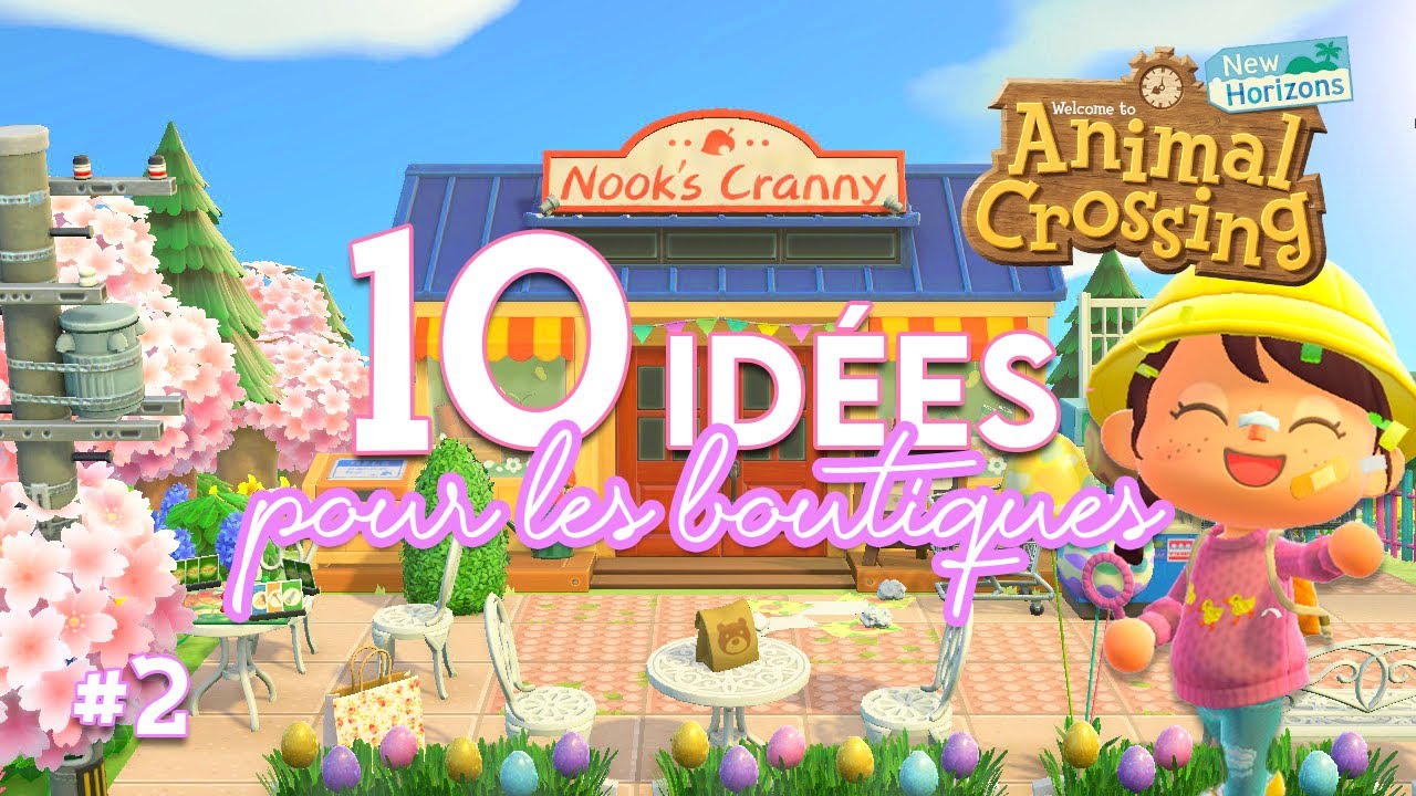 10 IDÉES DÉCO POUR LES BOUTIQUES 🌱 (Partie 2) - ANIMAL CROSSING NEW HORIZONS