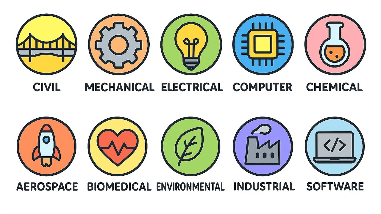 Every Major Engineering explained in 5 min
