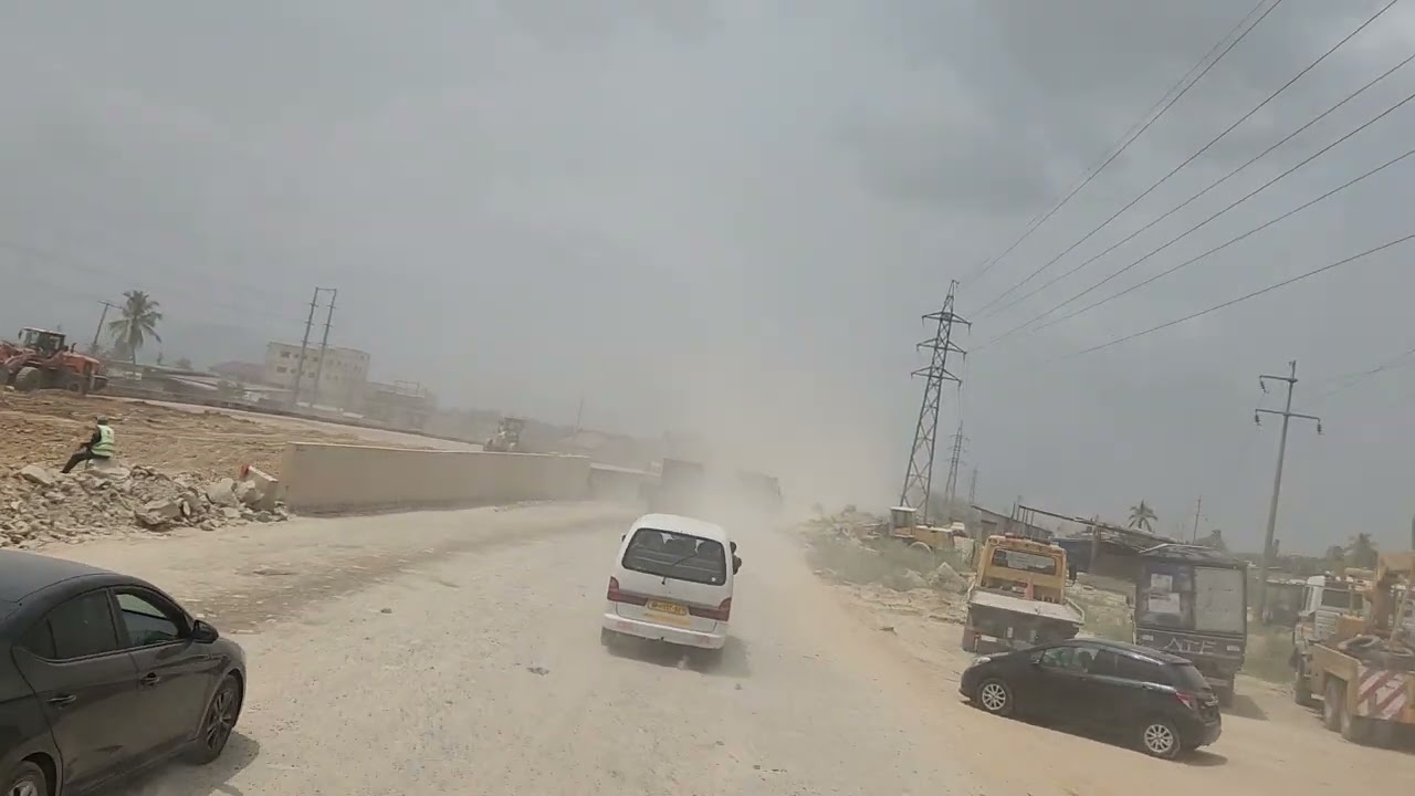 Kumasi To Accra Dangèrous Road  Tour |  Nice Road to be Constructed on The Kumasi Expressway